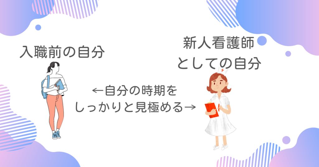 新人看護師と自分