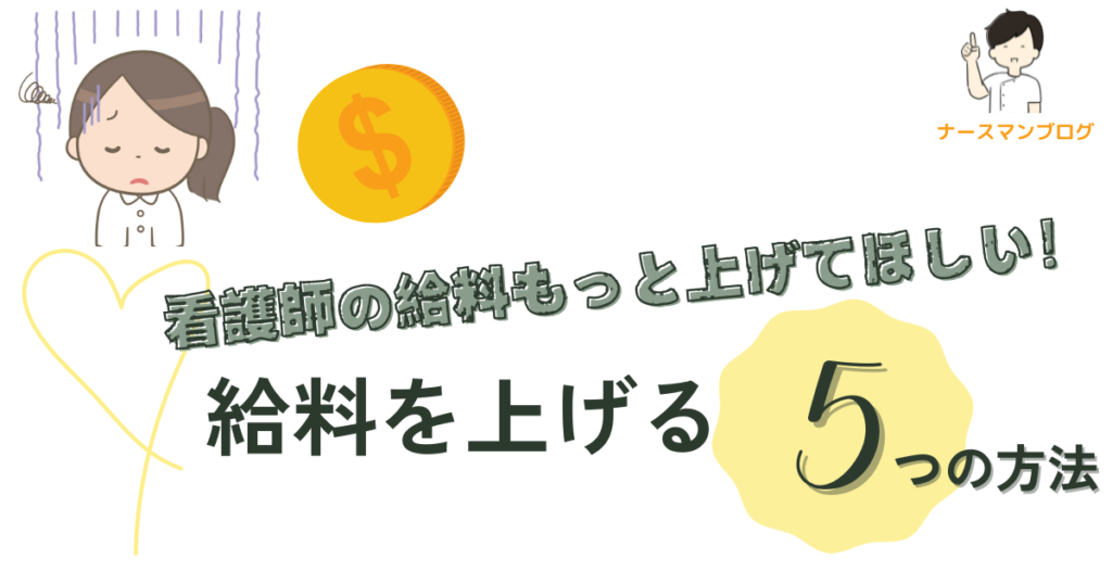 看護師の給料上げてほしい　画像